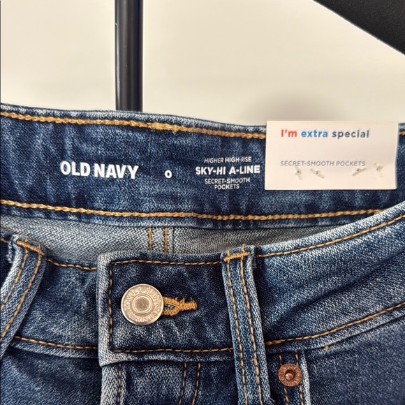 Old Navy Women's Blue Denim Shorts - Picture 5 of 5
